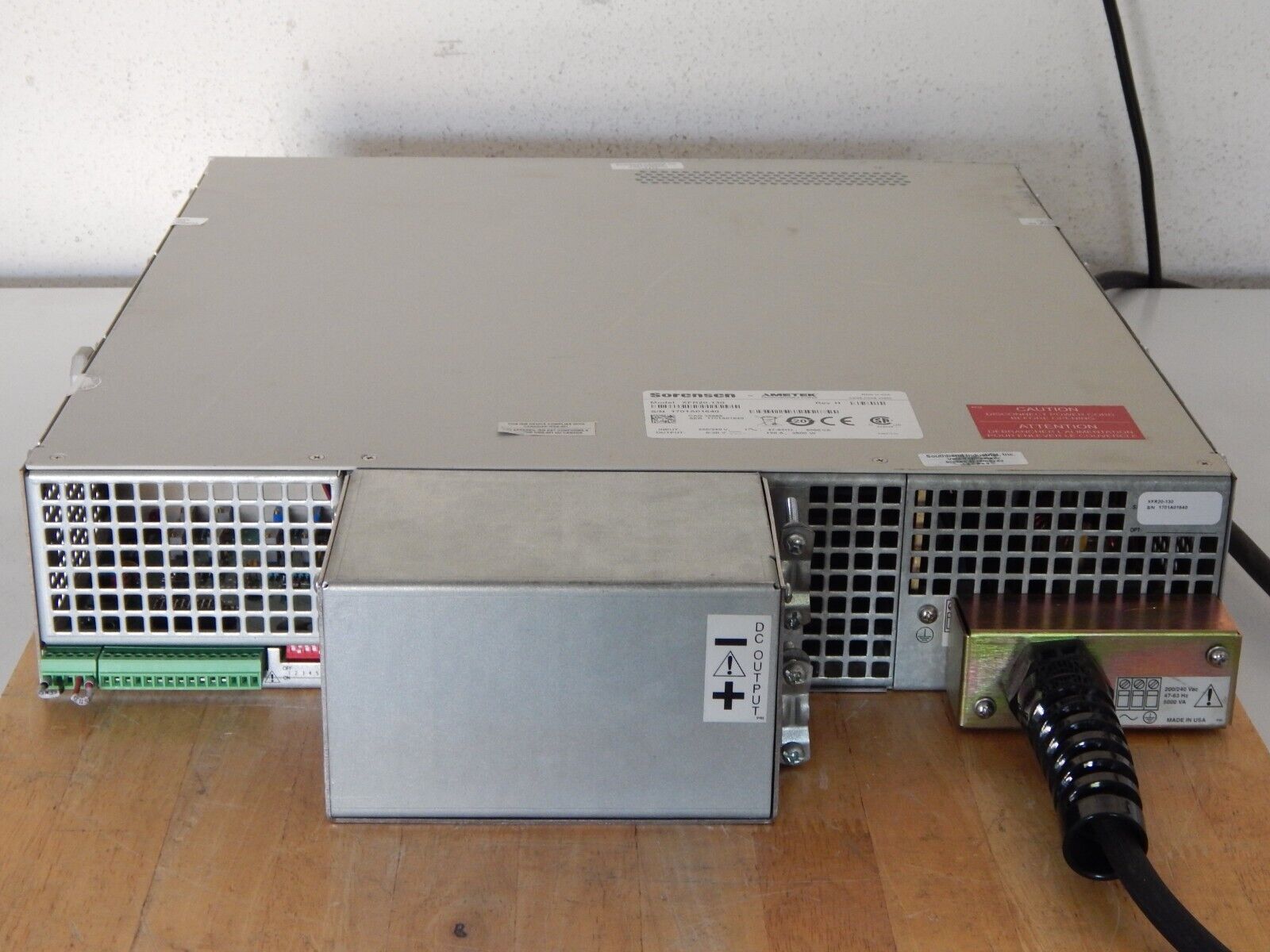 Xantrex XFR20-130 DC Power Supply, 20V, 130A, 2600W Xantrex XFR20-130 DC Power Supply, 20V, 130A, 2600W